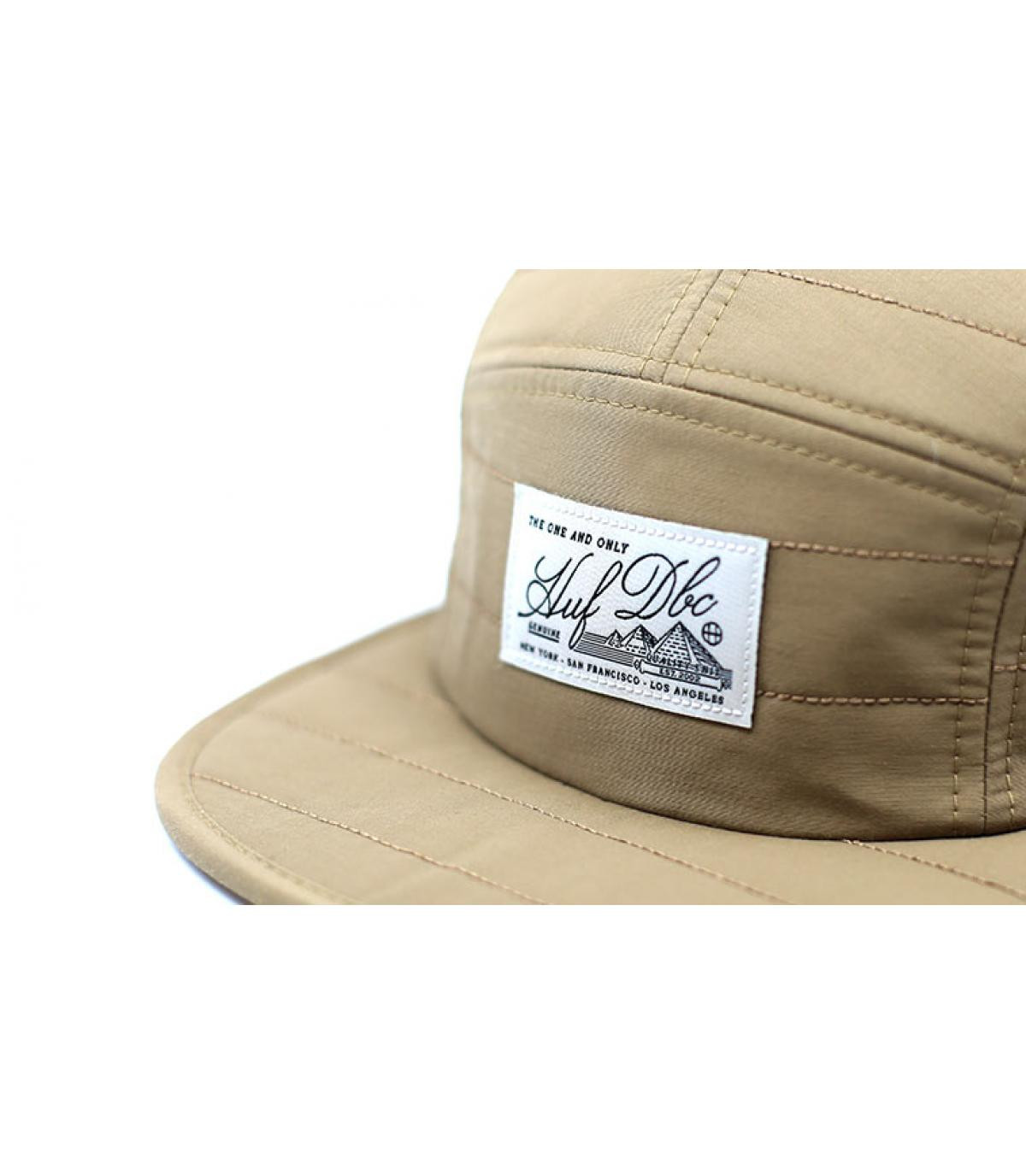 Cap Huf 5 panel beige Cap Huf 5 panel beige